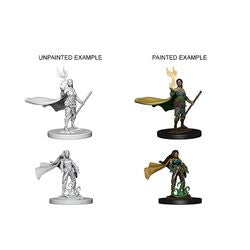 Wizkids Dungeons and Dragons: NOLZUR'S MARVELOUS UNPAINTED MINIATURES -W4-FEMALE ELF DRUID | Odin's Place