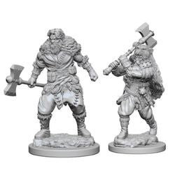 Wizkids Dungeons and Dragons: NOLZUR'S MARVELOUS UNPAINTED MINIATURES -W1-MALE HUMAN BARBARIAN | Odin's Place