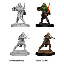 Wizkids Dungeons and Dragons: NOLZUR'S MARVELOUS UNPAINTED MINIATURES -W6-MALE ELF FIGHTER | Odin's Place