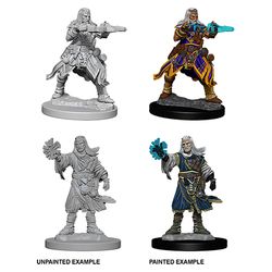 Wizkids Pathfinder: DEEP CUTS UNPAINTED MINIATURES -W6-MALE HUMAN WIZARD | Odin's Place