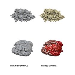 WIZKIDS DEEP CUTS UNPAINTED MINIATURES -W6-PILE OF BONES AND ENTRAILS | Odin's Place