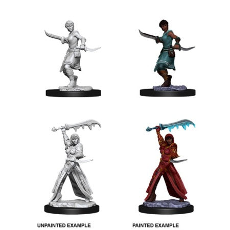 Wizkids Dungeons and Dragons: NOLZUR'S MARVELOUS UNPAINTED MINIATURES -W10-FEMALE HUMAN ROGUE | Odin's Place