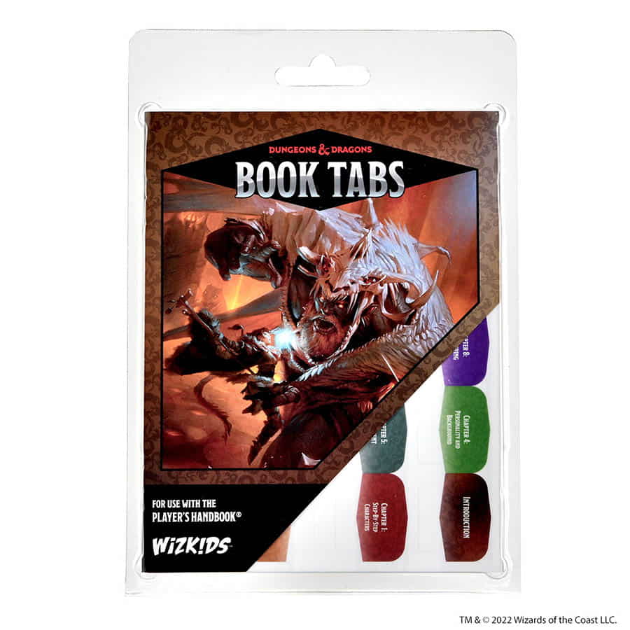 Dungeons & Dragons: Book Tabs: Player's Handbook | Odin's Place