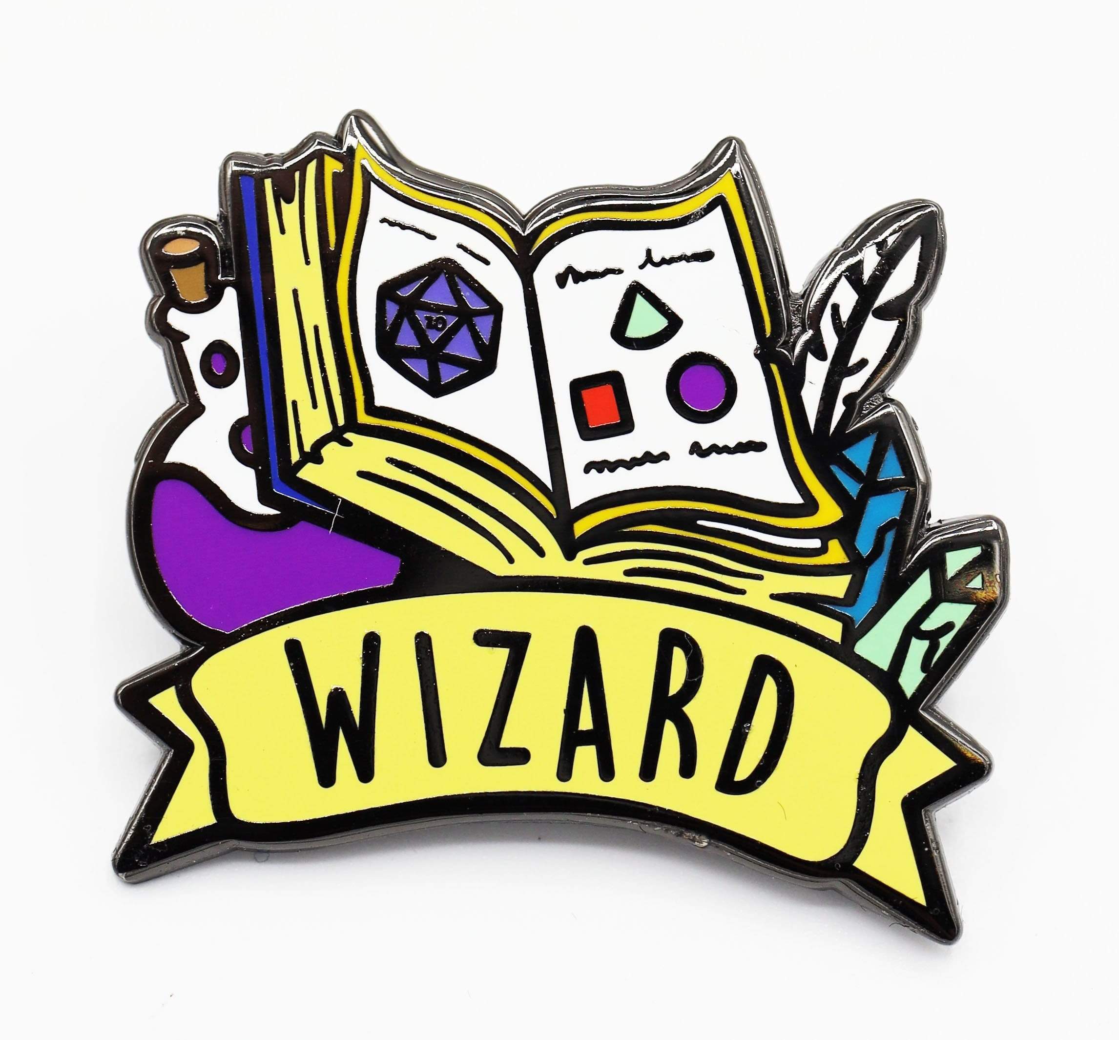 Foam Brain Pin: Class Banner Wizard | Odin's Place