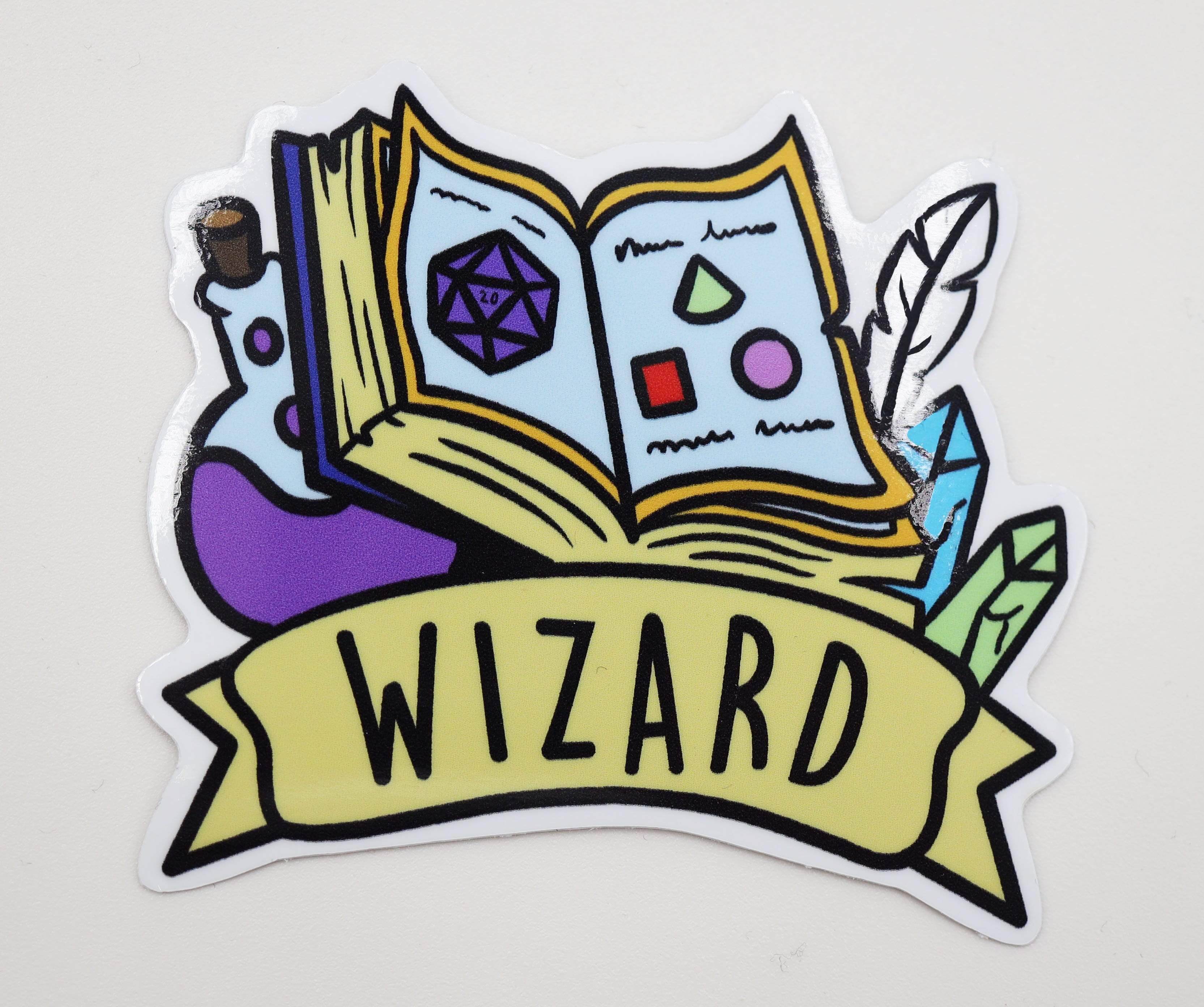 Foam Brain Banner Sticker: Wizard | Odin's Place