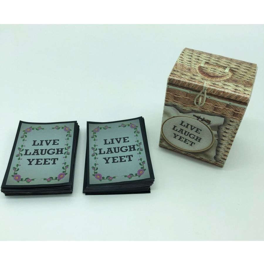 Legion Matte Card Sleeves: Live, Laugh, Yeet | Odin's Place